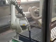 Motorcycle Aluminum Alloy Brake Lever Robotic Grinding and Polishing