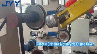 Robotic Grinding and Polishing of Aluminum Alloy Engine Wheel Hub Covers